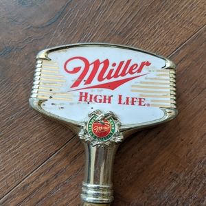 Vintage 1970's Miller High Life Beer Tap Handle